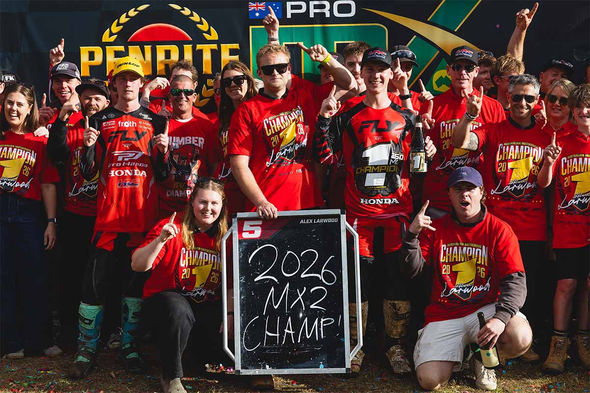 Six Consecutive MX2 Championships as Honda Claims Five Championship Podiums Across Four Classes!